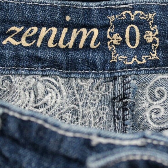 Zenim Denim Jr/ Misses Capri Jean Size 0 - Picture 6 of 13